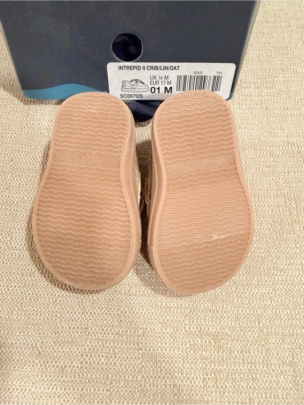 Sperry Baby Oat Boat Shoes with Velcro Strap